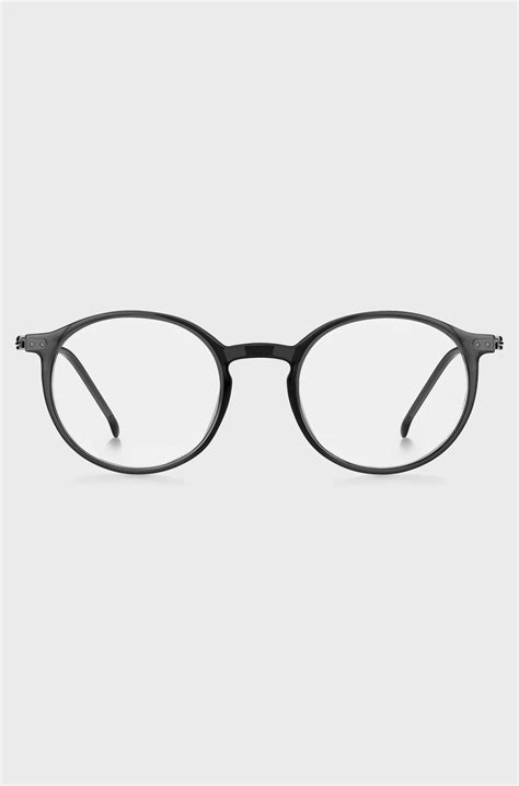 BOSS - Grey optical frames with beta-titanium temples - Dark Grey