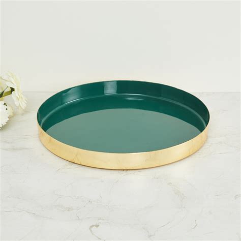 Buy Alchemy Solid Lacquer Platter from Home Centre at just INR 699.0