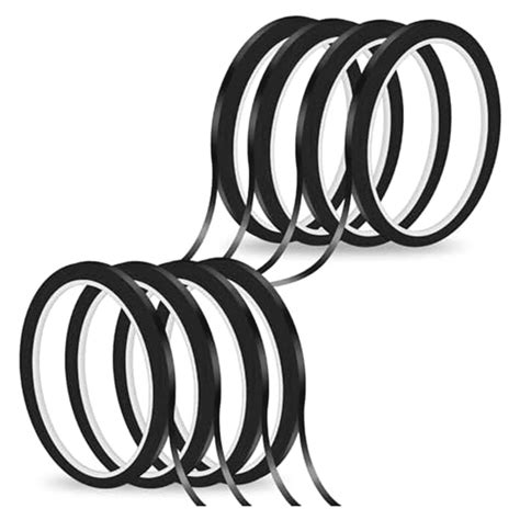 10 Rolls 1/8 Inch Whiteboard Tape Thin for Dry Erase Board Self-Chart ...