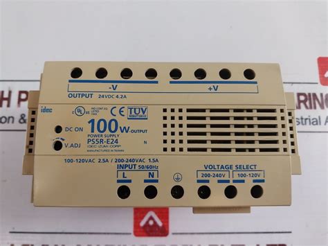 Idec Ps5R-e24 Power Supply 24Vdc 4.2A 50/60Hz – Aeliya Marine