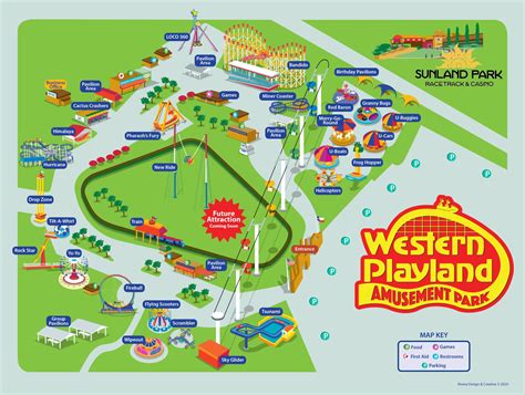 Amusement Park Map El Paso | Western Playland