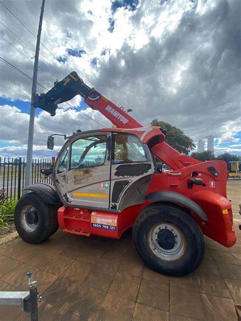 Image result for Manitou Cabless Telehandler Loader