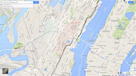 Union City New Jersey Map - United States