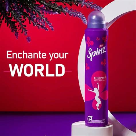 Spinz Enchante Perfumed Deo | 24 Hrs Protection | Buy Now — Cavinkart