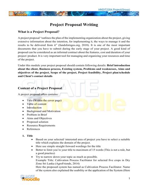 Image result for Project Proposal Writing Tutorials