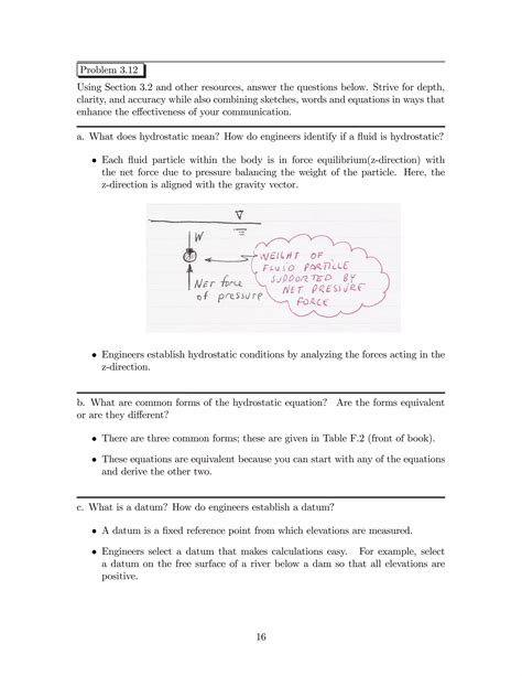 Engineering Fluid Mechanics 11th Edition Elger Solutions Manual | PDF