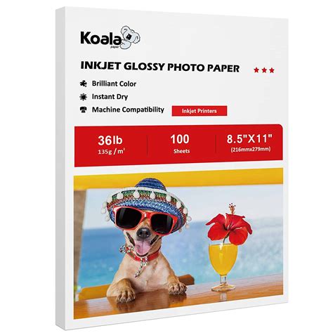 Koala Glossy Thin Inkjet Printer Paper for DIY Chip Bag and Print ...