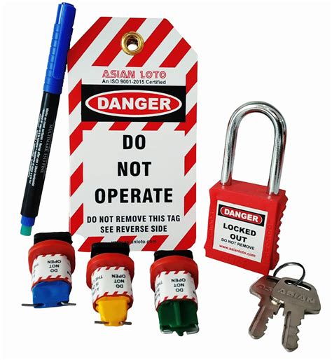 Small Lockout Tagout Common Kit - ALC-SKT5 : Amazon.in: Industrial ...