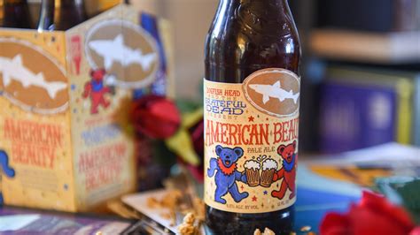 Grateful Dead American Beauty beer coming from Dogfish Head
