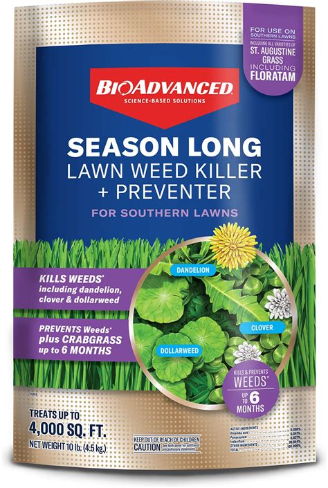 Amazon.com : BioAdvanced 3-In-1 Weed & Feed for Southern Lawns, 10 LB ...