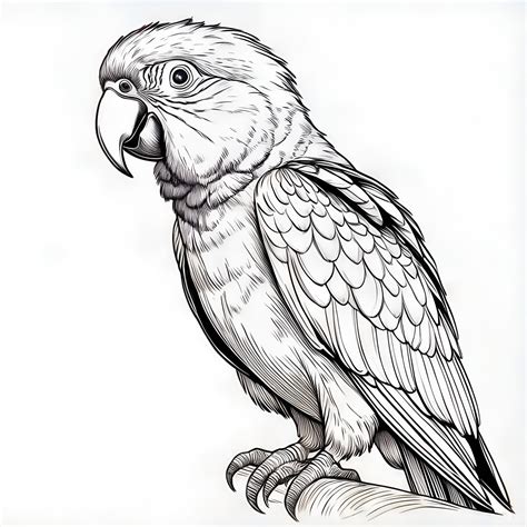 Image result for Parrot Drawing Printable