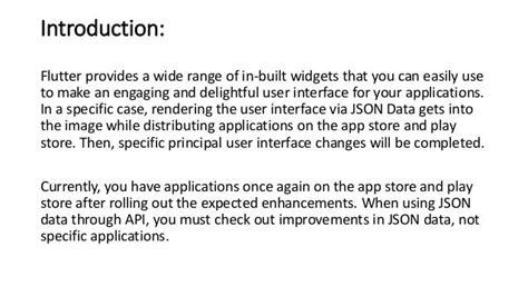Image result for Flutter Dynamic Widgets JSON