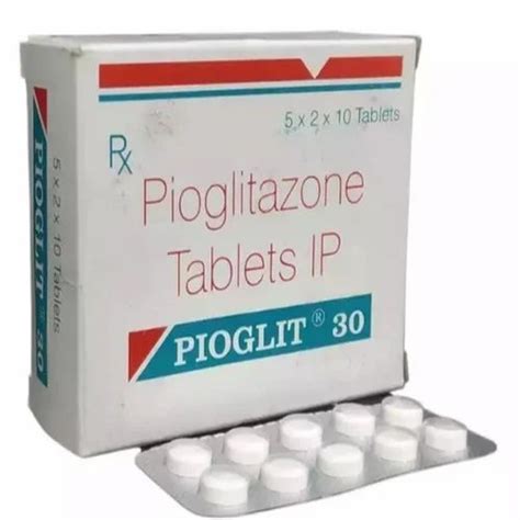 Anti Diabetic Medicine - Pioglitazone 30mg Pioglit 30 Tablet 100% ...
