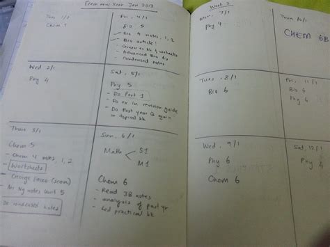 DIY Study Timetable 的图像结果