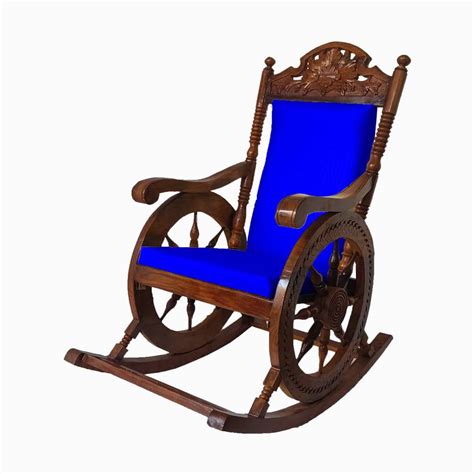 CRUZ INTERNATIONAL Rosewood Shahi Solid Wood 1 Seater Rocking Chairs ...