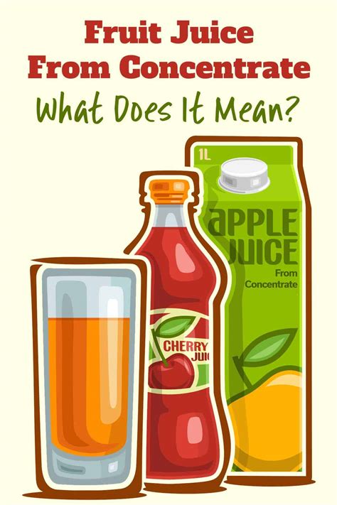 Fruit Juice From Concentrate: What Does It Mean?
