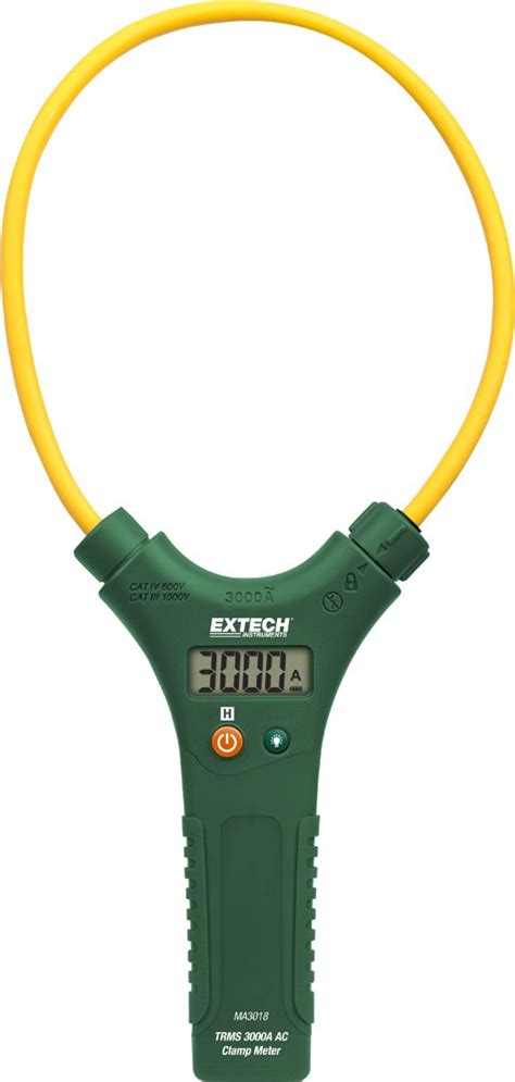 Extech MA3018 3000A True RMS AC Flex Clamp Meter : Amazon.in ...