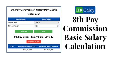 8th Pay Commission Basic Salary 2026: Latest Updates, Fitment Factor ...