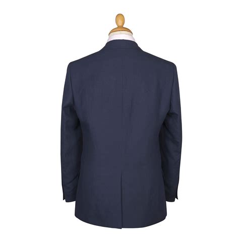 Navy Banbridge Linen Jacket | Men's Country Clothing | Cordings