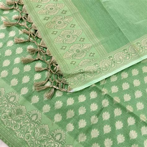Pista Avatar Cotton Silk Banarasi Suit – Mohsin Textiles