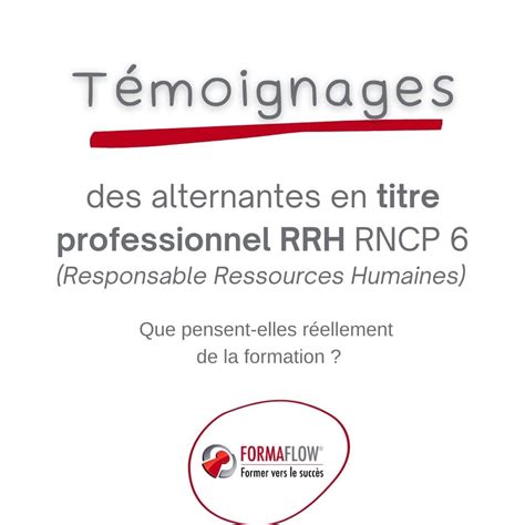 Les avis de nos alternants sur le titre professionnel RRH (RNCP 6) chez ...
