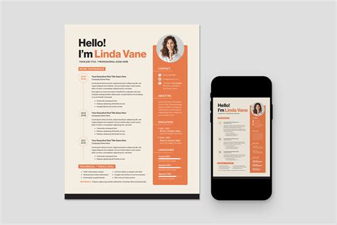Resume Template [INDD, EPS, AI, PSD] - BrandPacks
