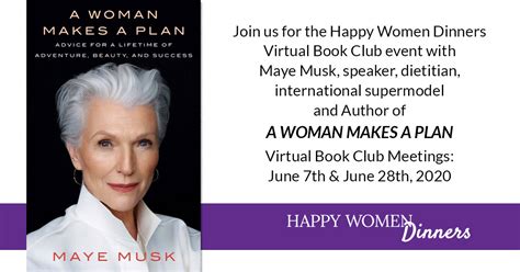 Maye Musk Book Club | happy-women-dinners