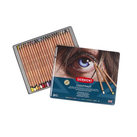 Derwent Lightfast 24 -oil based color pencils - Arteljee.fi