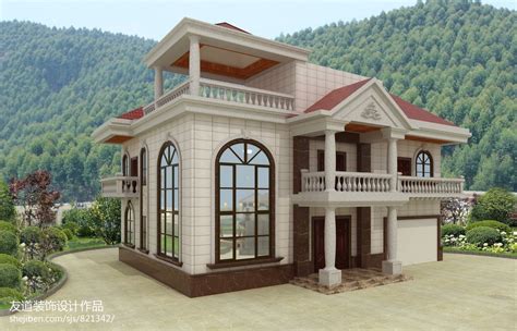 简单实用农村两层房子设计图_新农村别墅网