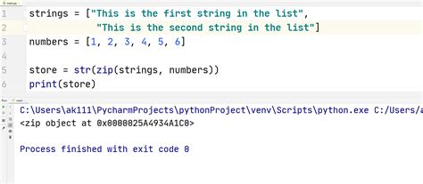 Zip Function Python 的图像结果