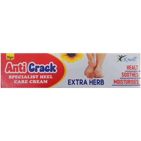 Buy knoll Anticrack Specialist Heel Care Foot Cream, 30 gm | 19 Minutes ...