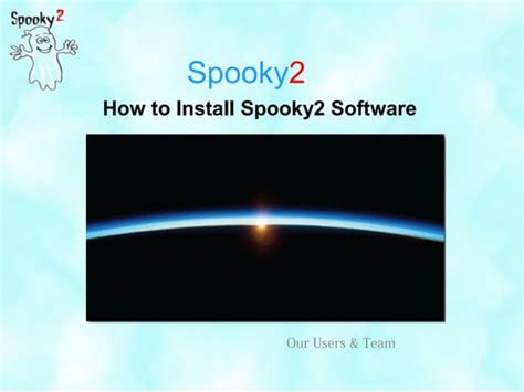 Image result for Spooky 2 Software Setup