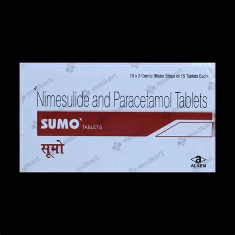 SUMO TABLET 15'S Price, Uses, Side Effects & Substitutes | Medkart