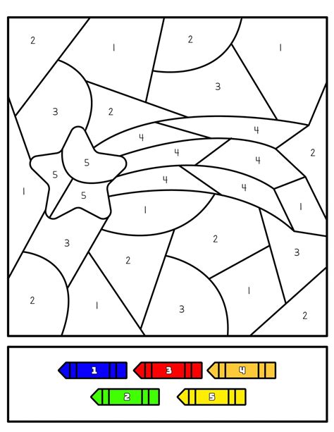 Printable Nativity Color by Number Activity Pack - About a Mom