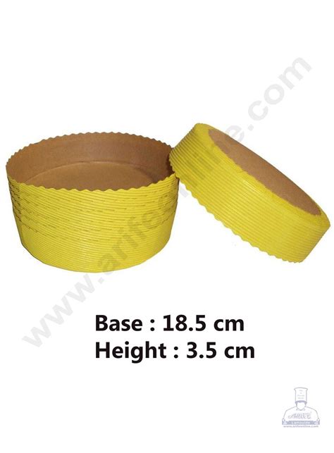Novacart Bake & Serve Paper Baking Mould By Cake Decor - Round Cake Mo ...
