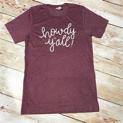 Howdy Yall Aggies Shirt Game Day Shirt Texas A&M Shirt | Etsy