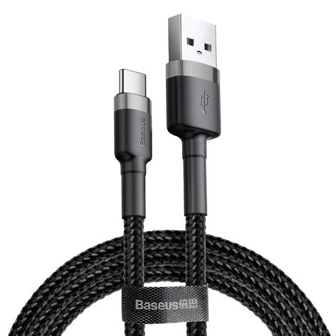 Baseus Laptop, Smartphone Cafule Cable Usb For Type-C 3A 1M, Gray ...