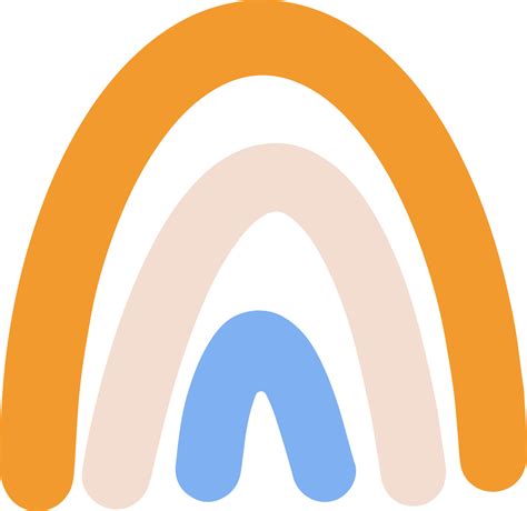 Three Different Colors Rainbow 13775995 Vector Art at Vecteezy