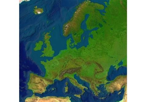 Europe Relief Map 的图像结果