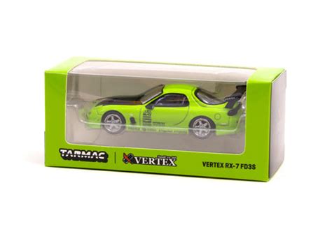 Tarmac Works 1:64 Scale VERTEX Mazda RX-7 FD3S Light Green – Mobile ...