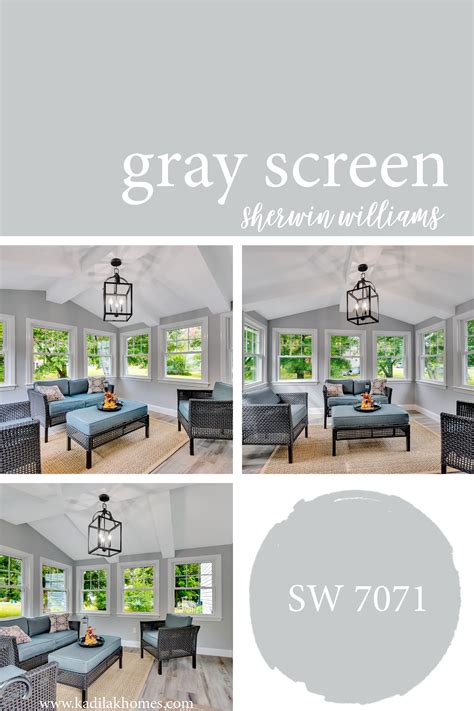 Sherwin Williams Gray Screen