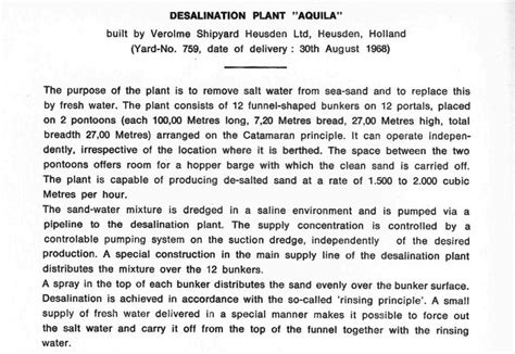 Aquila - Special and other equipment - Equipment | Dredging Database