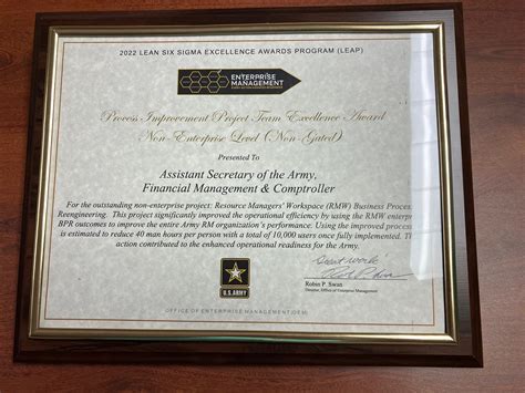 OASA FM&C’s Business Process Reengineering team earns LEAP award ...