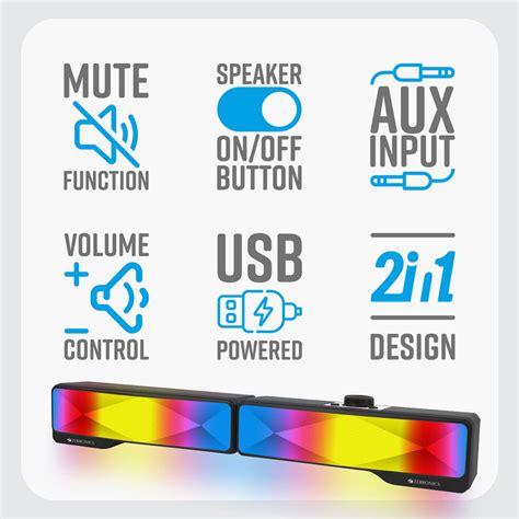 2.0 Speakers - Stereo Multimedia Speakers | Zebronics