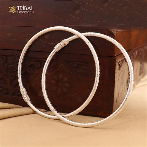 925 Sterling silver plain design traditional women's customized foot k