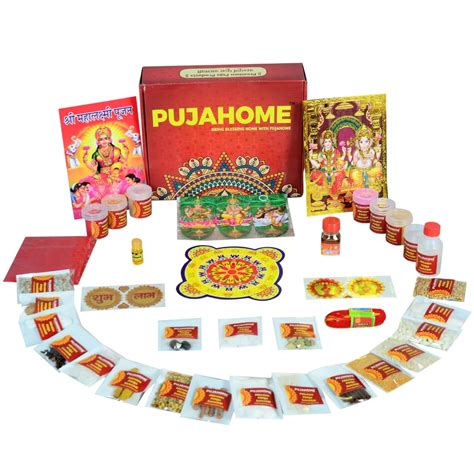 Pujahome Diwali Puja Samagri Kit for Mahalakshmi Pujan/Diwali Puja Kit ...