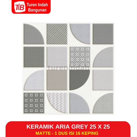 Jual KERAMIK ARIA GREY 25 X 25 - KERAMIK KAMAR MANDI - KERAMIK DAPUR - KERAMIK 25 X 25 KASAR ...