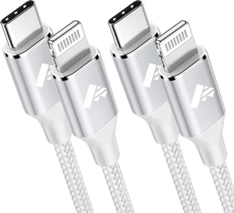 Yosou iPhone Ladekabel 2M 90 Grad Schnellladekabel MFi Zertifiziertes Lightning Kabel USB iphone ...
