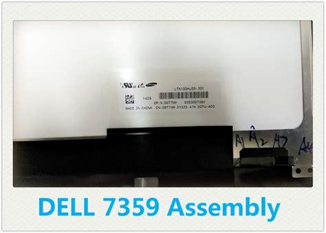 6yfdy/95vh2/96xwh/rwh1j/j3mw7 For Dell 7359 Assembly Ltn133hl03-201 ...