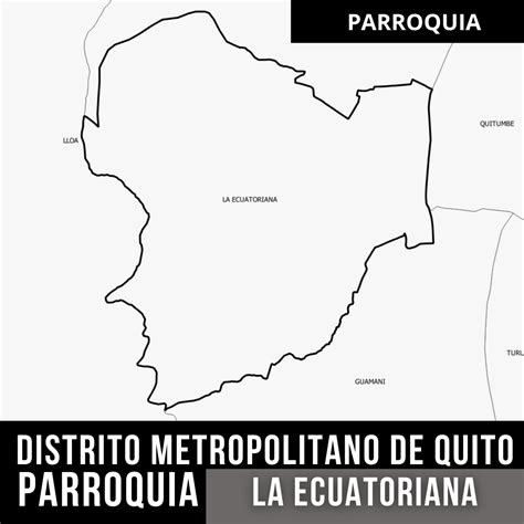 MAPA PREDIAL PARROQUIA LA ECUATORIANA DM QUITO + CURVAS DE NIVEL ...